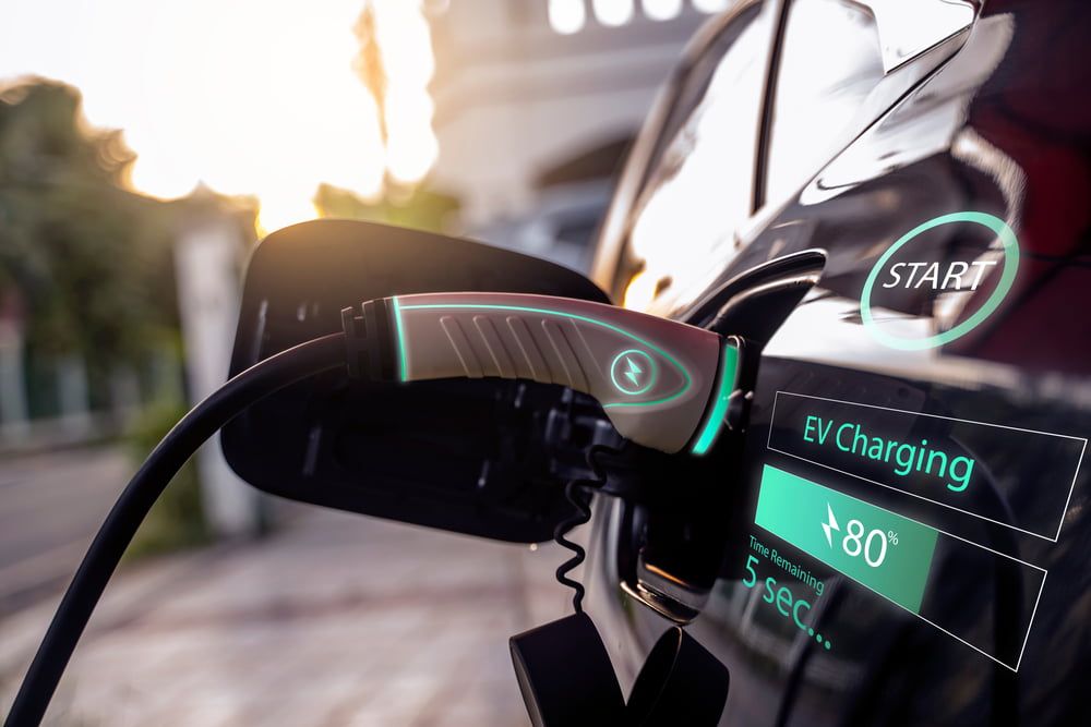 Man chooses EV car rent for long-distance travel to save more than using a gas car